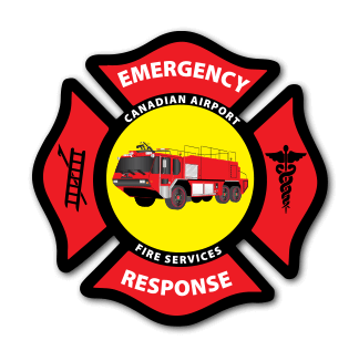 canadian airport fire services logo