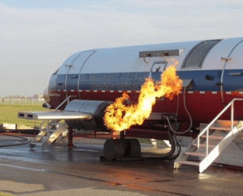 mobile aircraft fire trainer maft 06 engine fire